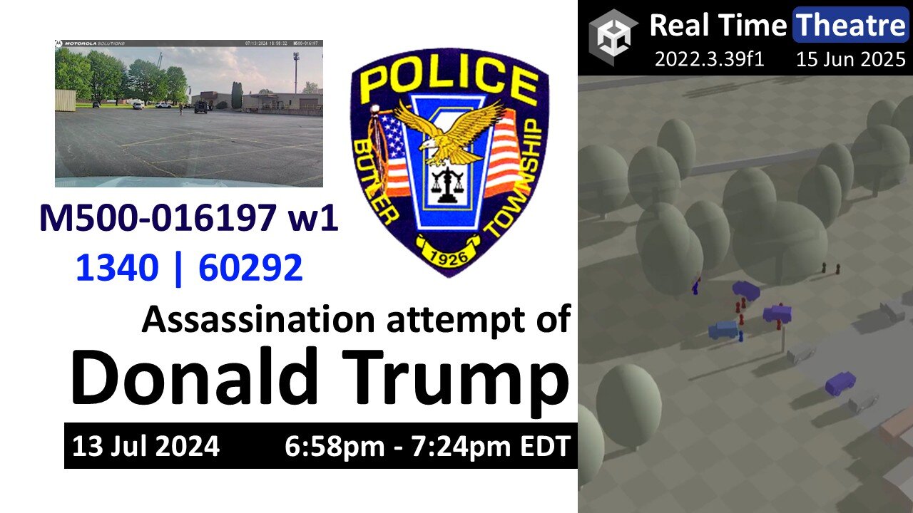 Real Time: Trump Assassination Attempt (Jul 13) | M500-016197 wired1 (6:58 pm - 7:24 pm EDT)