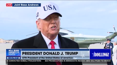 TRUMP TELLS IRAN “THEY BETTER BEHAVE"