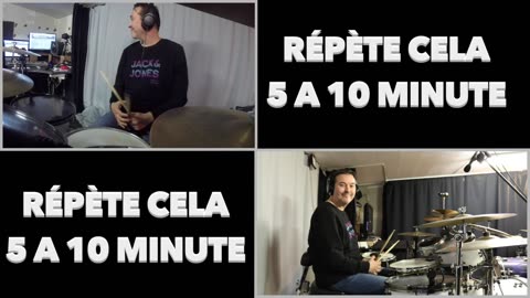 Coordination Pied/Main à la Batterie 🥁 | Leçon 15 en 1 Minute !