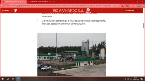 Inaugurada primeira usina do RS que transforma lixo orgânico de aterro em gás natural renovável;