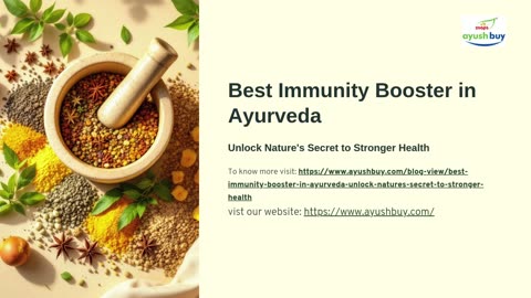 Best Immunity Booster in Ayurveda: Unlock Nature’s Secret to Stronger Health