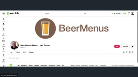 Beer Menus Friend: Jack Bosma