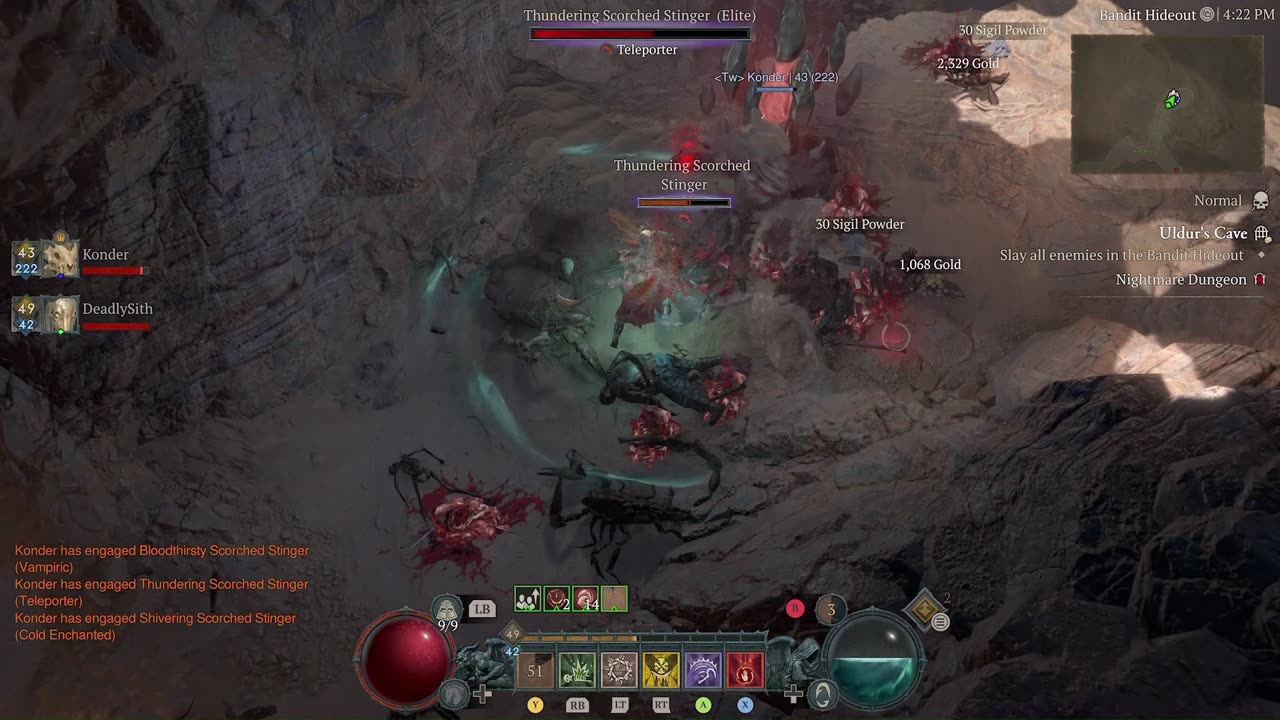 DIABLO 4 being a powerful vampire