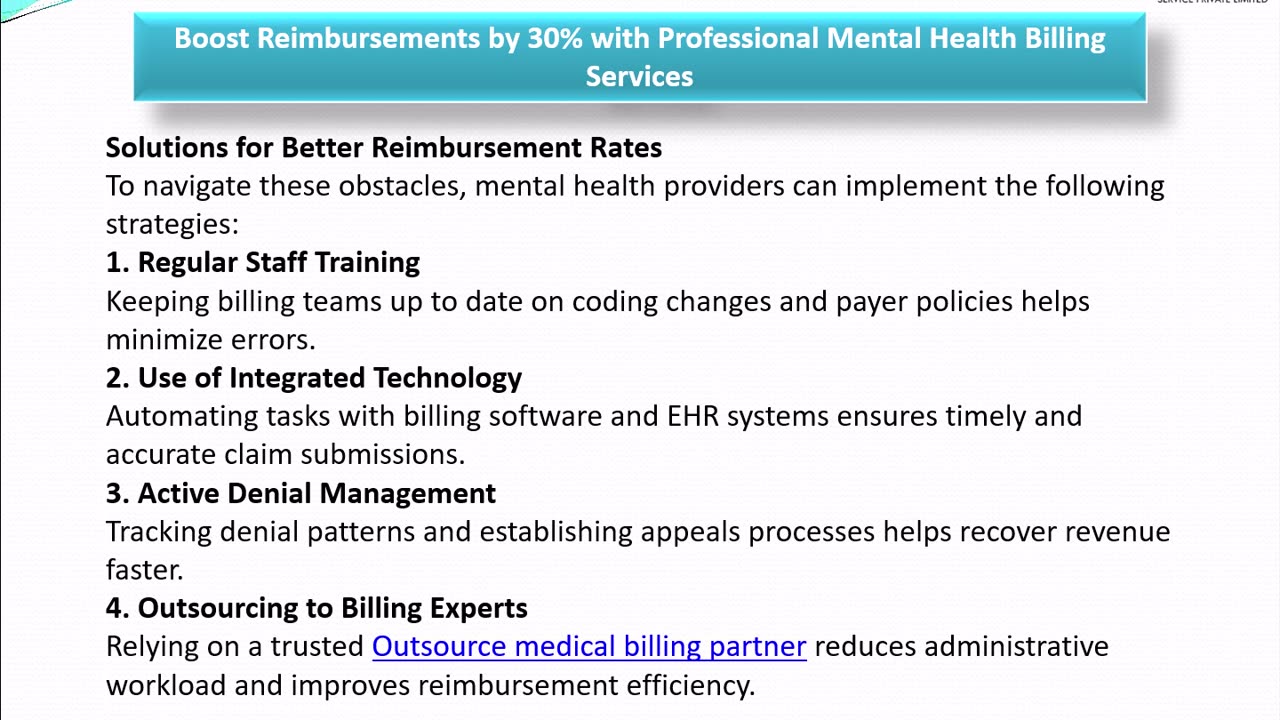 Boost Reimbursements by 30% with Professional Mental Health Billing Services