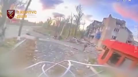 Russian Soldiers Prematurely Celebrating In Pokrovsk Get Blown Up by Attack Drone