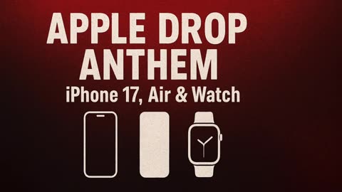 Apple Drop Anthem 🔥 iPhone 17, iPhone Air & Apple Watch Rap Song