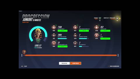 Played a couple rounds with wifey (Junkrat and Mercy)