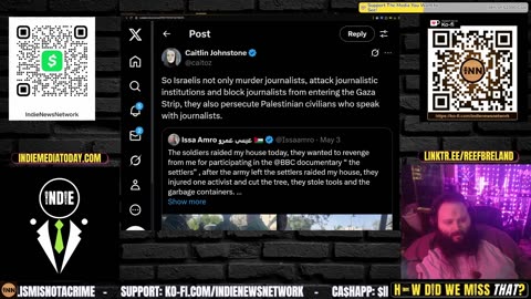 Israel’s Attempt to Control Media Narrative | @GetIndieNews
