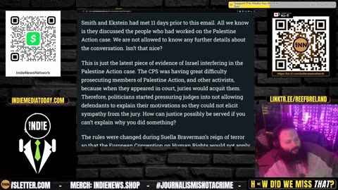 Israel’s Attempt to Control Media Narrative | @GetIndieNews