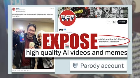 Fact Check: FAKE Image Shows Ilhan Omar Posing With Attacker Anthony Kazmierczak, Fiji Water Bottle