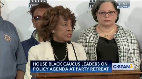 Maxine Waters: "This president is putting us in a position...where nonprofits"