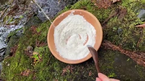 Cooking very thick Burgers made in nature🍔🍀