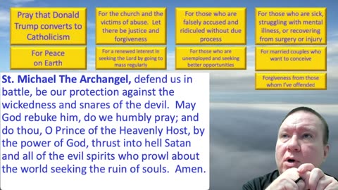 Mary's Daily Live Holy Rosary Prayer at 8:00 p.m. EDT 09/12/2025