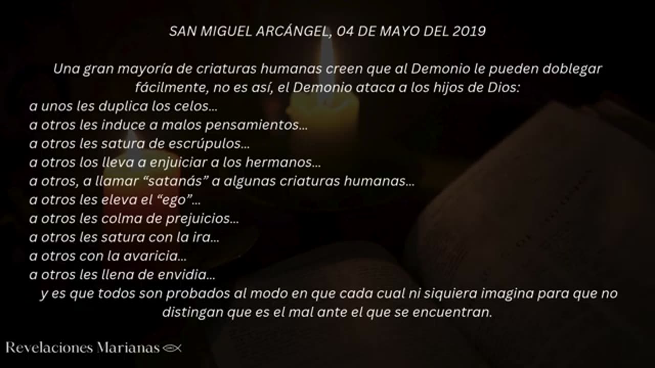 ¡MANTENGAN VELAS BENDITAS!