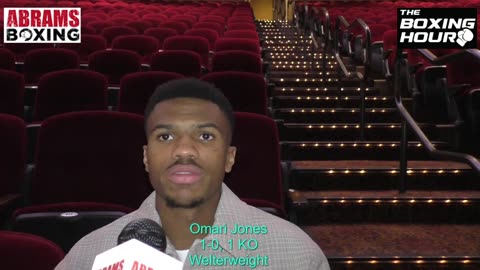 Omari Jones Talks 2nd Pro Fight against William Jackson