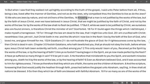 GALATIANS 1-3