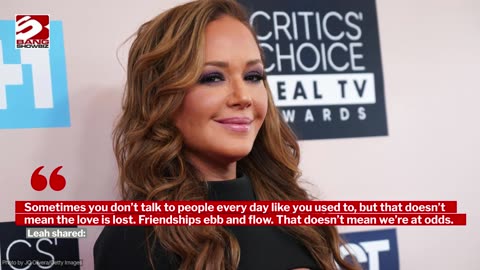 Leah Remini gave Jennifer Lopez support amid their divorces