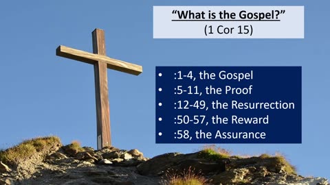"What is the Gospel?"