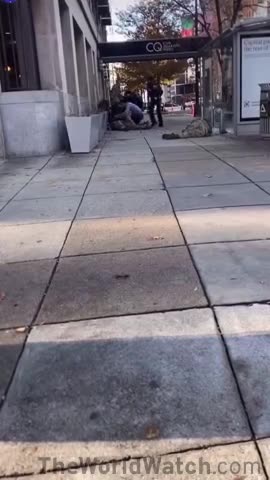 Another angle of yesterday's national guard shooting.