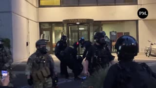 Arrests now being made as Antifa militants and far-left extremists stage attack on ICE