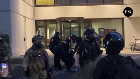Arrests now being made as Antifa militants and far-left extremists stage attack on ICE