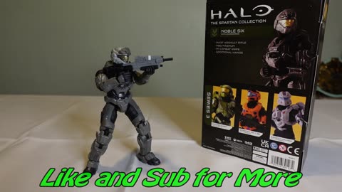Noble 6 Action Figure [Spartan Collection] - ASMR Unboxing (Series 3)
