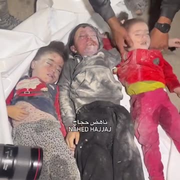 — 🇮🇱/🇵🇸 NEW: The victims of the Israeli airstrike on Ain Al-Zaitoun are children.