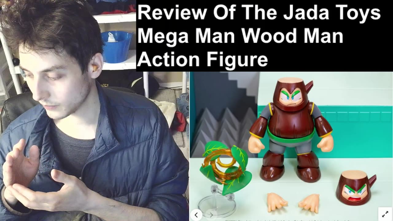 Outtake #3157 Of The Review Of The Jada Toys Mega Man Wood Man Action Figure