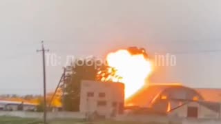 Upgraded Version Shahed Drone Dives Towards the Target