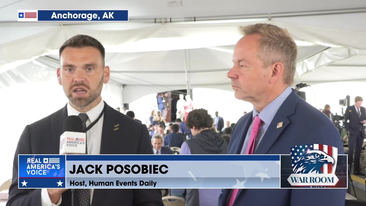Brian Glenn And Jack Posobiec Reporting Live From Anchorage, Alaska