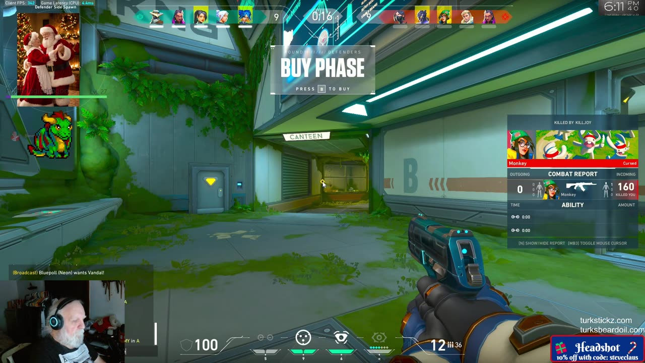 playing Valorant badly