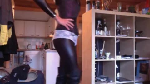 Twink in Corset and Lacy Panties