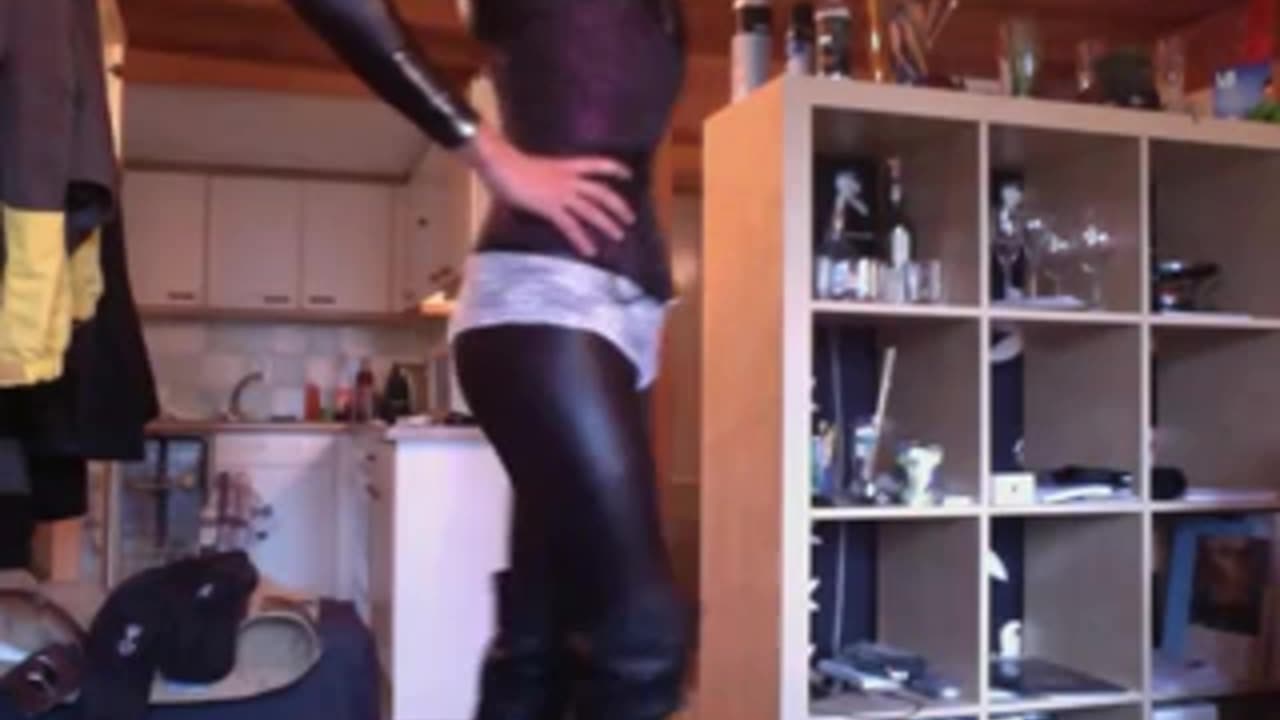 Twink in Corset and Lacy Panties