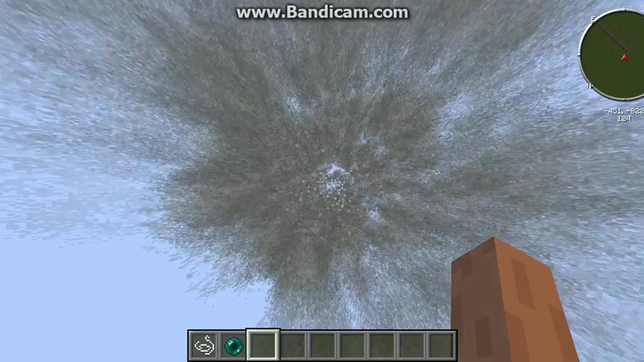 Minecraft Tornado chasing lol
