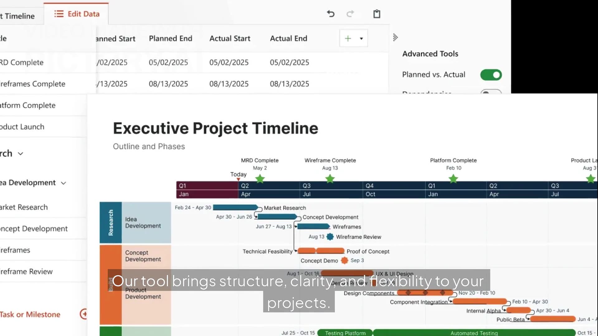 Plan Smarter with Tasks & Milestones | Office Timeline Free Project Planning Tool