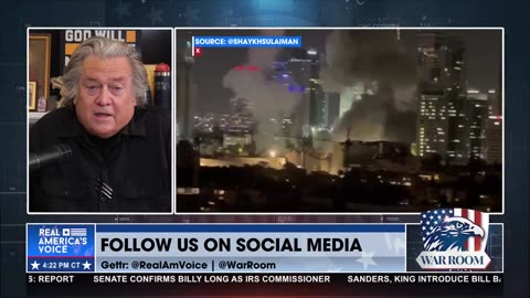 BANNON DOES NOT WANT US DRAGGED INTO THIS WAR IN THE MIDDLE EAS