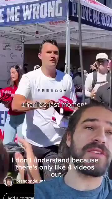 WHY IS CHARLIE WEARING A WHITE SHIRT? he never once wore it at campuses!