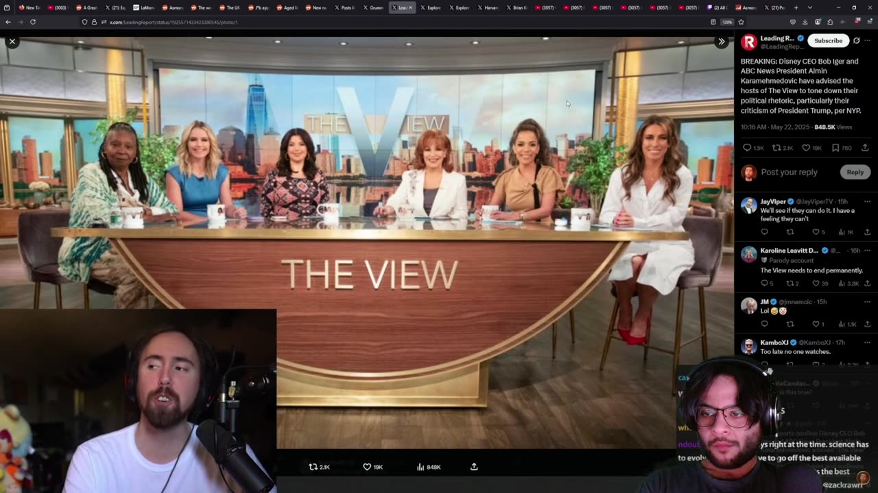 REACT Asmongold on White Genocide