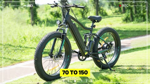 HITWAY BK9 Electric Bike 250W Motor 48V 15Ah Lithium Battery 26 "Fat Tire Electric Bicycle