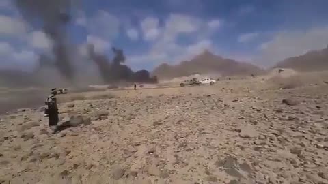 WATCH: Saudi fighter jets launch precision strikes on a UAE backed STC camp in Al Mukalla, Yemen.
