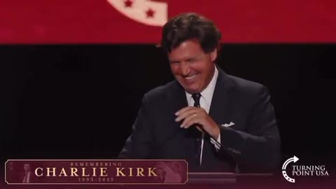 👀 Tucker Carlson Basically Says Jews Killed Charlie Kirk | Kirk's Memorial Service Clip🙏