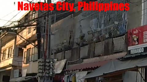 Kids on the Street in Navotas City in the Philippines
