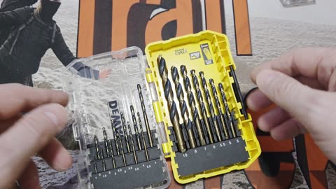 Dewalt Black and Gold drill bit set DT70728 QZ German tools