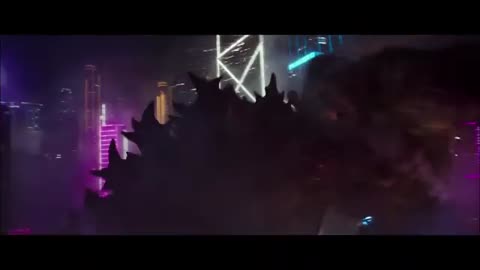 Godzilla vs Kong Epic Battle in Hong Kong | 4K Fight Scene | Legendary Monsterverse Clip