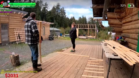 Journey to Living off the Land And Sea Freedom!! Day 346 Family Builds FARMSTEAD Dream Journey to Freedom in REMOTE ALASKAN Village | !Real !Homestead