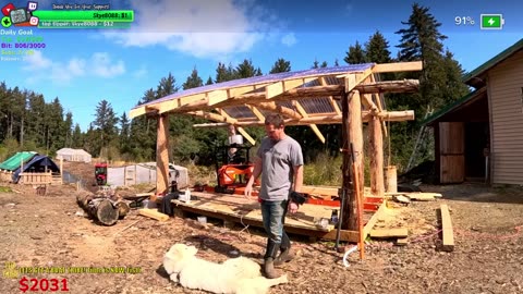 Journey to Living off the Land And Sea Freedom!! Day 346 Family Builds FARMSTEAD Dream Journey to Freedom in REMOTE ALASKAN Village | !Real !Homestead