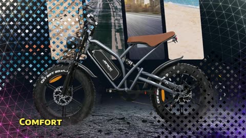 JANSNO X50 Electric Bike 750W Motor 48V 17AH Battery 20*4 inch All Terrain Fat Tire Adult E Bike