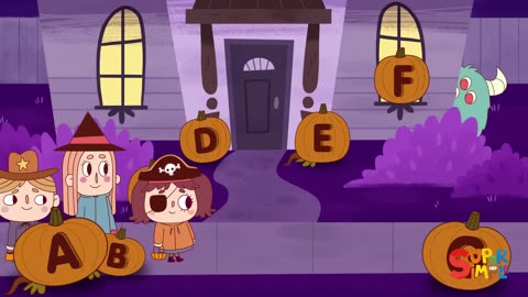 Spooky Halloween ABC Song! Kids Sing a-z with Ghosts & Pumpkins in ONE Creepy-Cute Watch 👻🎃