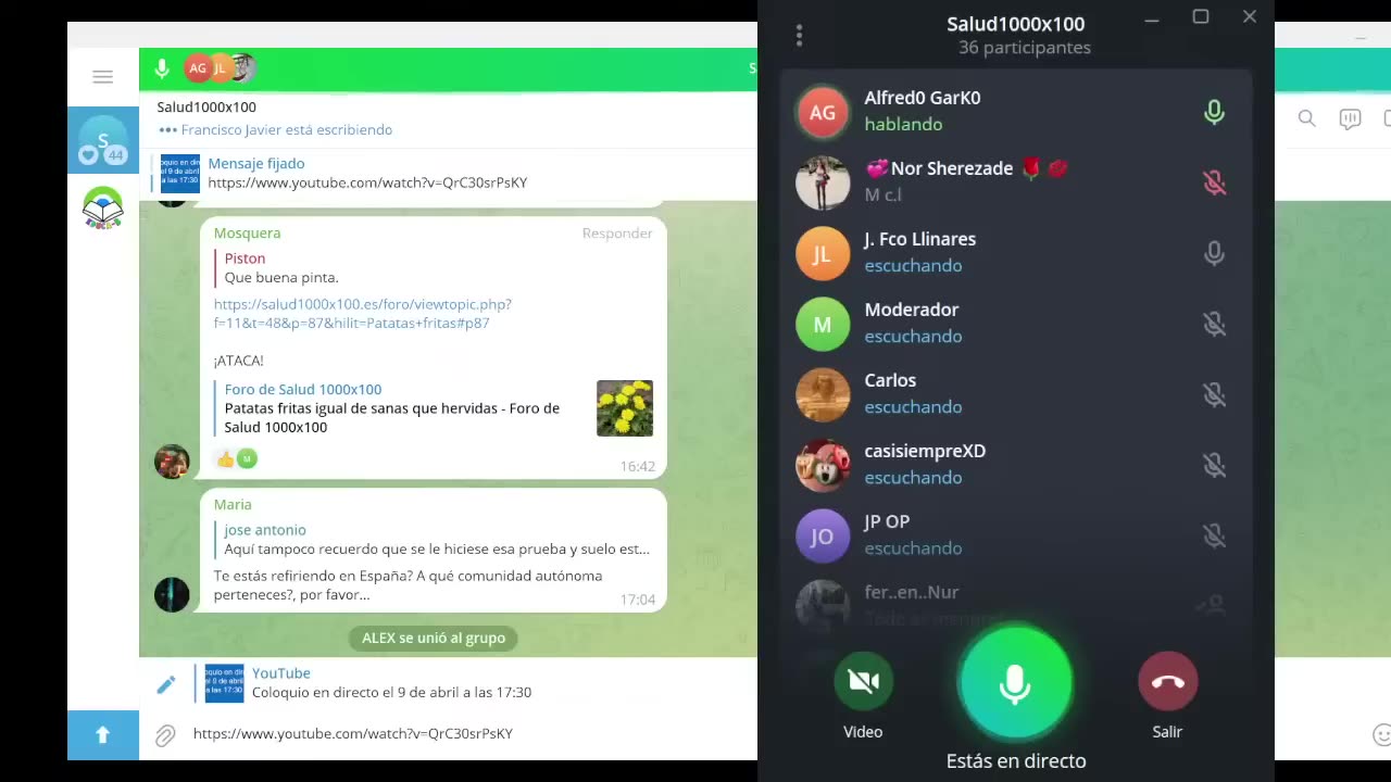 Coloquio del 9 de abril de 2023