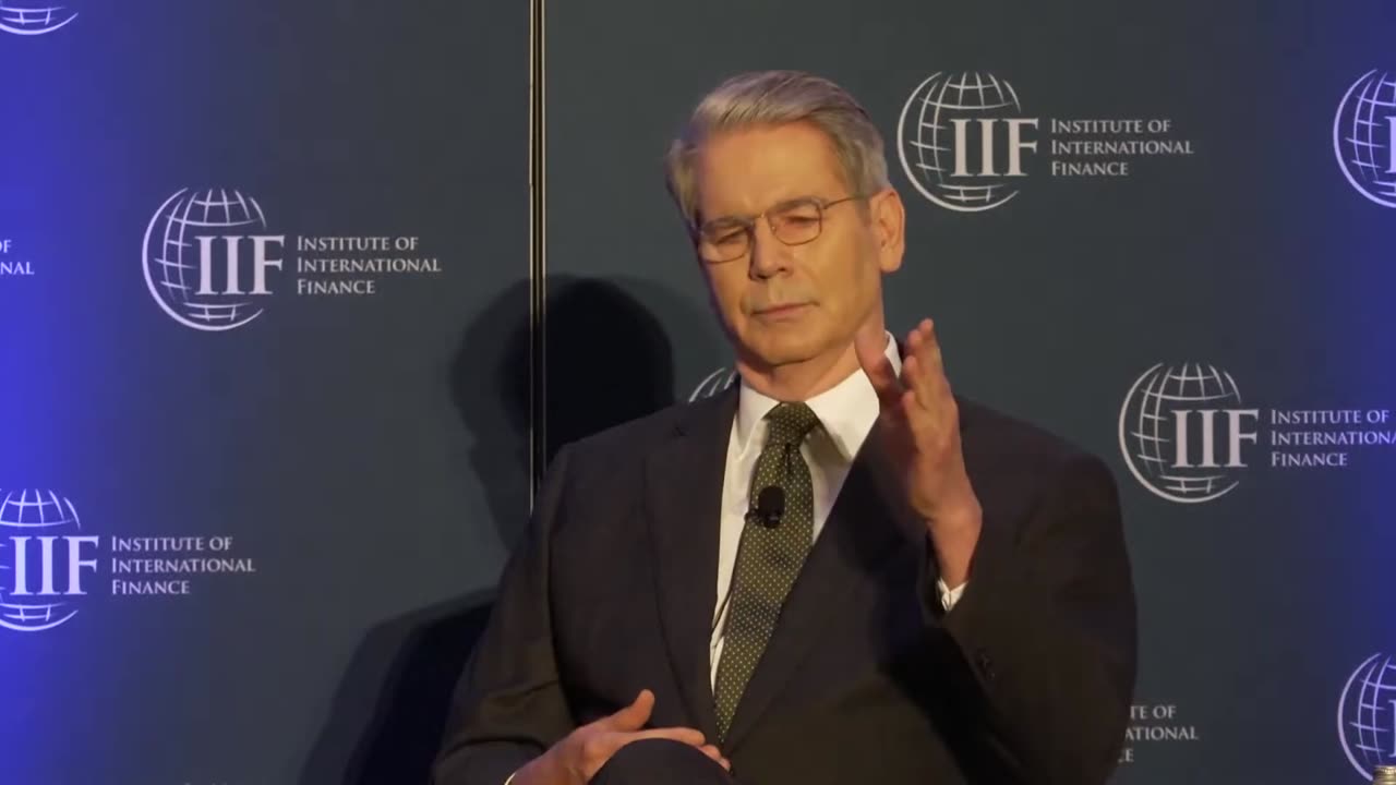 US Treasury Secretary Scott Bessent speaks at IIF Global Outlook Forum - April 23, 2025